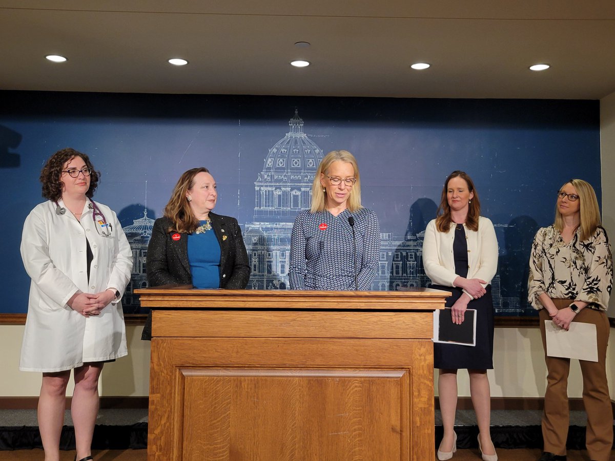 DFL lawmakers @Morrison4MN & @KristinBahnerMN outline a #mnleg bill that would eliminate the prior authorization process for Rx/treatment for preventative care or when delay would cause harm WATCH: youtube.com/live/YkPYPxYtp…