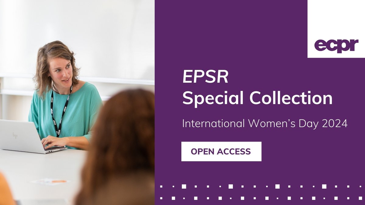 🤗 #IWD2024 How underrepresented are women in politics? Juan J Fernández & Celia Valiente (@ic3jm) perform an analysis of 28 European countries to assess #gender quotas & public demand for increasing #WomensRepresentation in politics 👩‍💼 #OpenAccess 🔓 bit.ly/3P7Cn7p