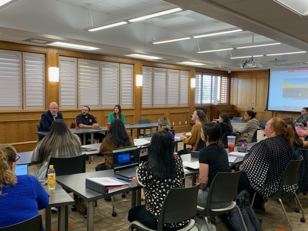 UTPB teacher residents recently participated in a Principal Panel facilitated by their site coordinators. A huge thank you goes to our partnering districts for all they do to support our residents, including events like this! #UTPB #PrincipalPanel