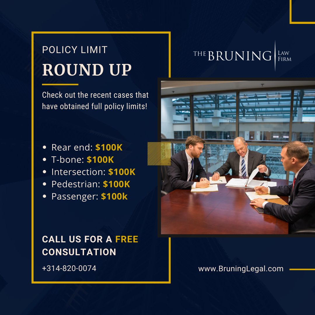 Consistency is key 🔑 and we consistently obtain full policy limits for our clients!

#personalinjury #carcrash