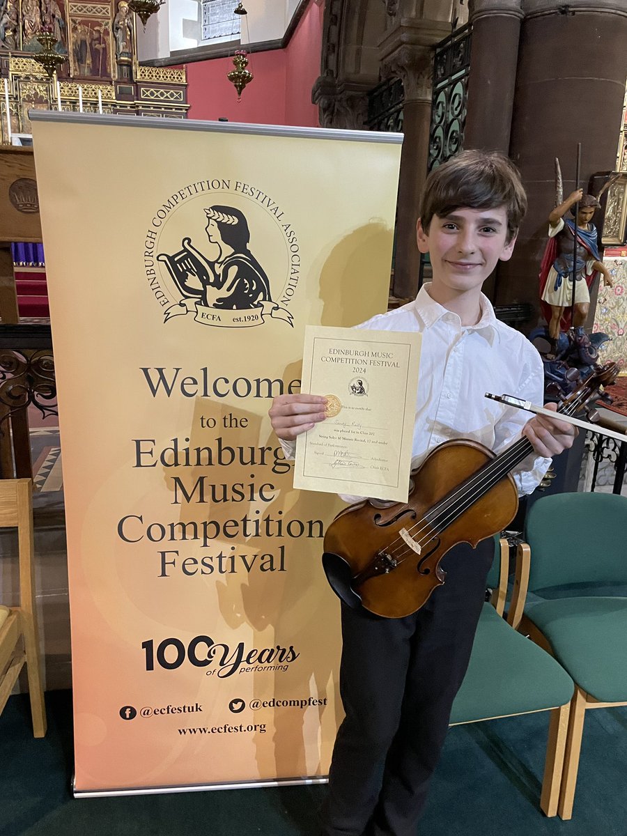 Very happy to have won the Gray Medal today for the 10 minute string solo recital! #viola #perfectscorepodcast