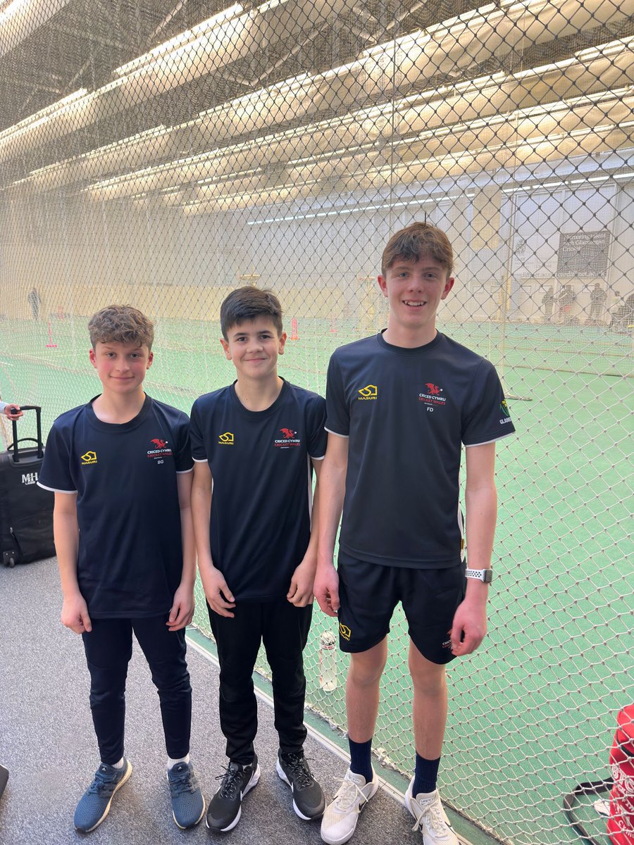 Congratulations to Freddie Davies, Billy Makin and Ben Griffiths of @NewportCricketC on their selection in the @CricketWales U13 team for the 2024 season.