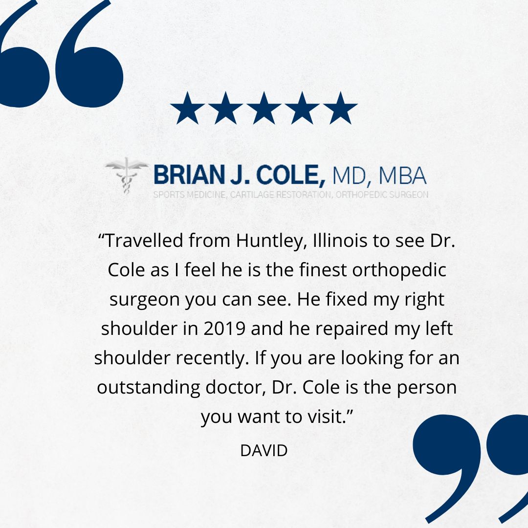 BrianColeMD's tweet photo. David, thank you for the kind words!
•
•
•
•
#BrianColeMD #SportsMedicineWeekly #orthopedics #sportsmedicine #orthopedicsurgeon #MOR #RushHealth #healthcare #mobility #jointhealth #patienttestimonial #comeback #story #health #dedication #wellness #grateful #kindness https://t.co/pMIIChNdgk