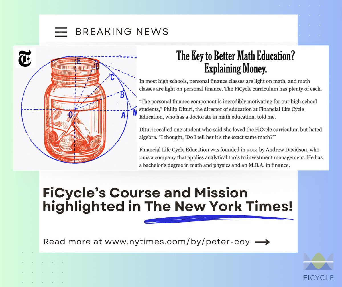 Financial Life Cycle Education tweet media