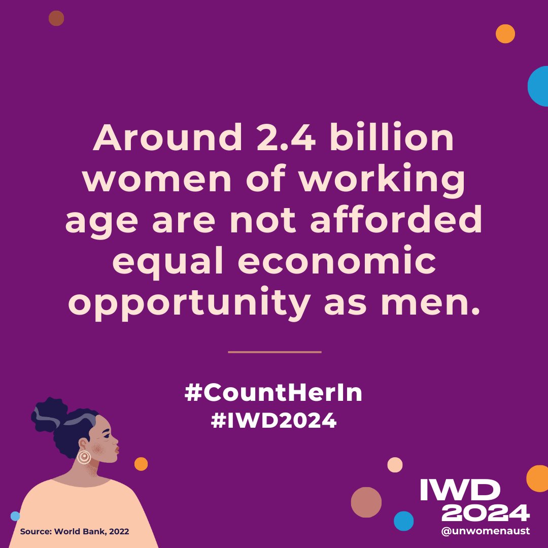 NorthsideACT's tweet image. 2.4 billion reasons to push for change. Northside is committed to creating a world where economic opportunity doesn't depend on gender. #IWD2024 #CountHerIn