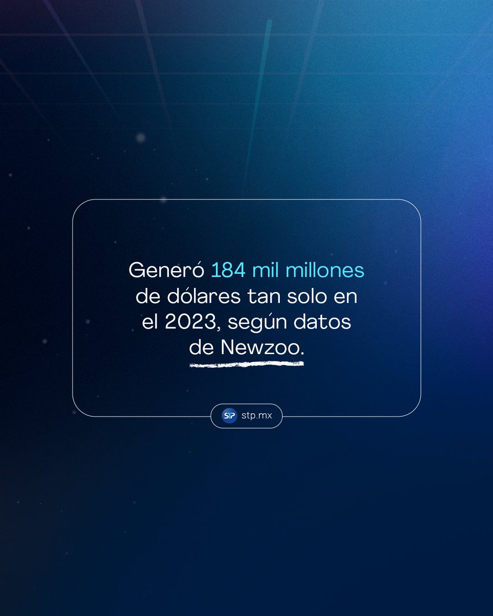 stpfintech's tweet photo. Los videojuegos siempre han sido un negocio, y hoy están siendo uno de los más redituables a nivel mundial. Esto fue el mundo del gaming en 2023: https://t.co/3QVntSUpUK