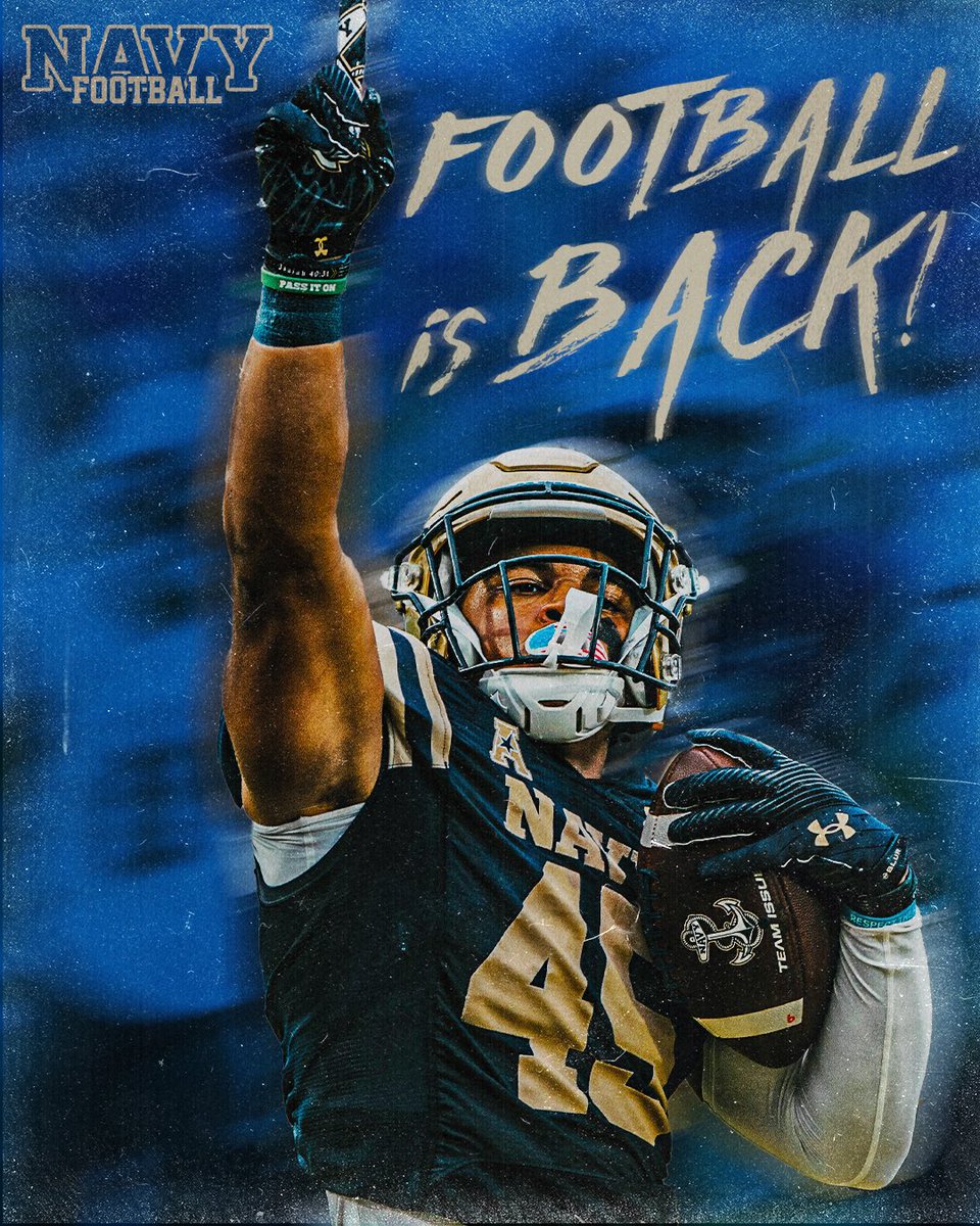 Football is BACK in Annapolis! #GoNavy | #LetsFly25