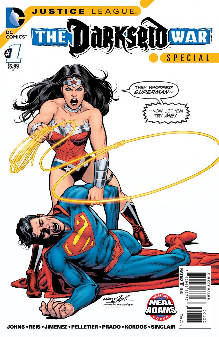 Saving The Day 🦾🔥🔥🔥
#WonderWoman #Superman #WomensHistoryMonth 
#NealAdams #Art 🖼️✍️