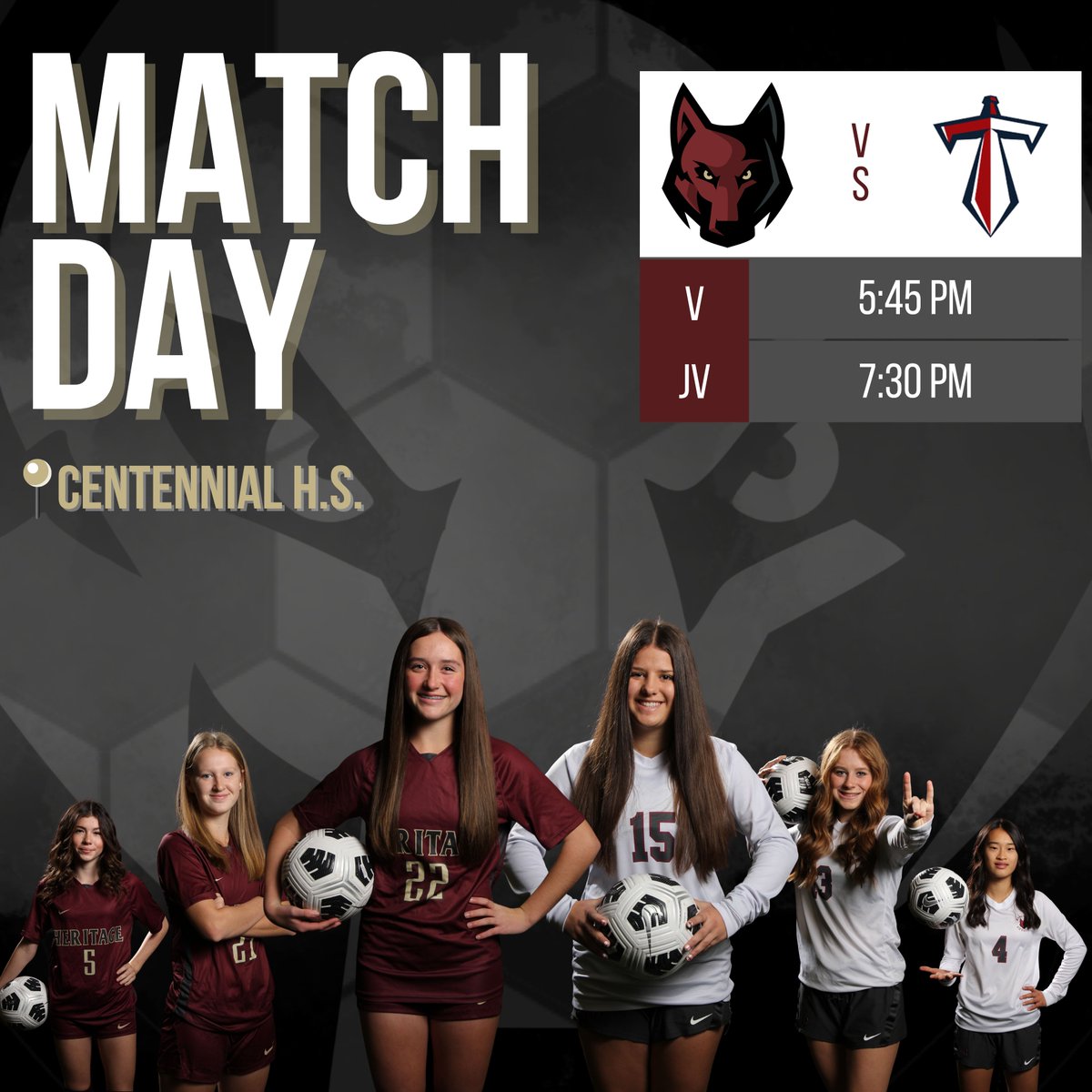 🚨MATCH DAY🚨 The Lady Yotes are travelling down the road today for their matchup versus Centennial! ⚪ Varsity Match ⏰ 5:45 PM ⚪ JV Match ⏰ 7:30 PM #OTOD #BeReady ⏰