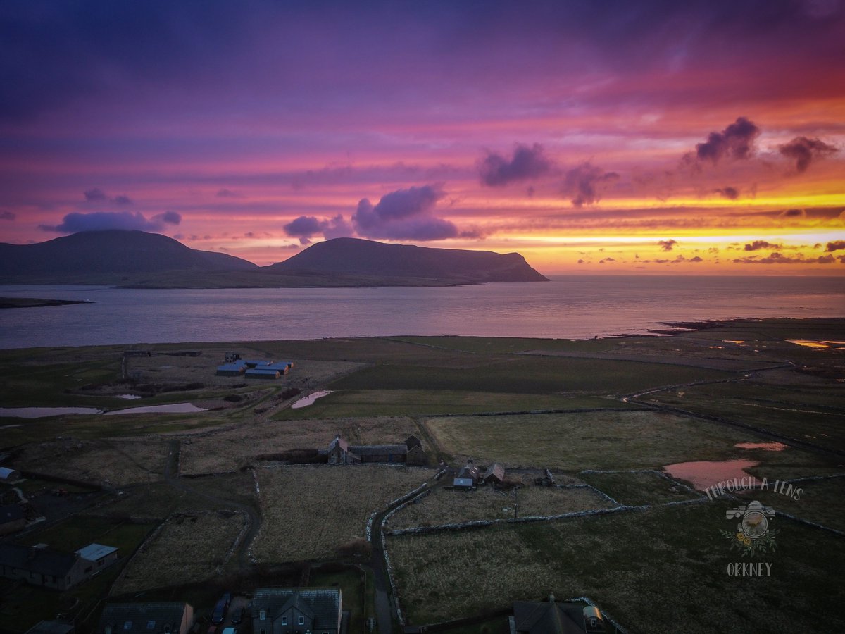 Words fail me on how lucky we really are... #Orkney #scotland #visitscotland #highlands #sunset #scottishsunset #visitorkney