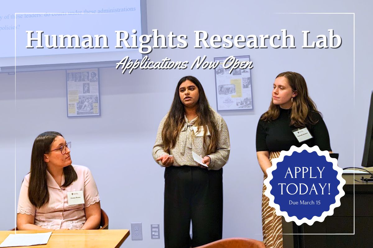 REMINDER: Applications for the GLOBIS Human Rights Research Lab are OPEN NOW! Applications are due by March 15. Apply today at ugeorgia.ca1.qualtrics.com/jfe/form/SV_dh….