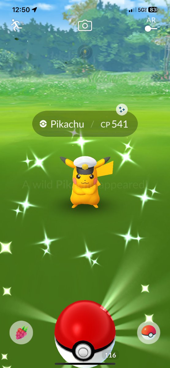 ThatTotalGamer's tweet image. No way. First pikachu encounter of the event is shiny. #PokemonGO #shinypokemon