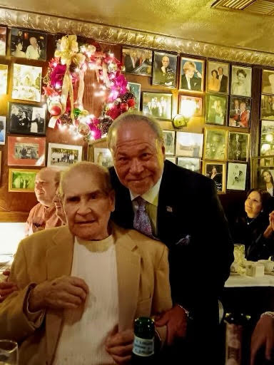 Very honored to be with my dear friend, former Supreme Court Justice, Edwin Torres - 93 years old and one of the greatest Supreme Court judges EVER! Her's been my friend for over 50 years and I wish he was still sitting on the bench so that these criminals could be prosecuted