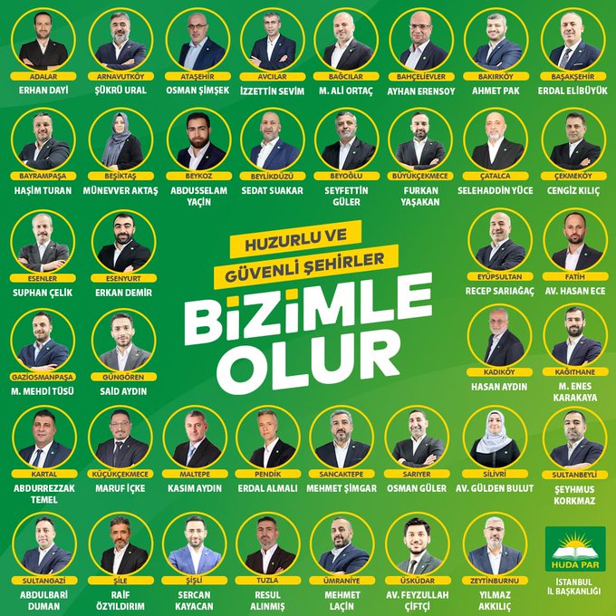 Hak ve adaletin hakim olması ve emanetin ehil ellerde olması için...
#BuSeferHÜDAPAR