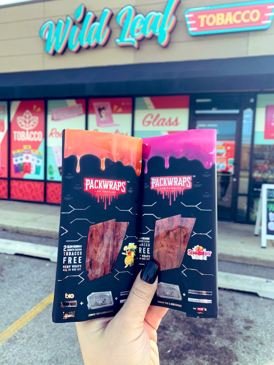 Elevate you smoke sessions with PackWraps! Two superior tobacco free hemps wraps with a glass filter and a stick for easy packing! These burn smooth and have yummy fruity flavors. A true heavenly experience make sure to try them out today! #packwraps #bluntwraps #wildleaf