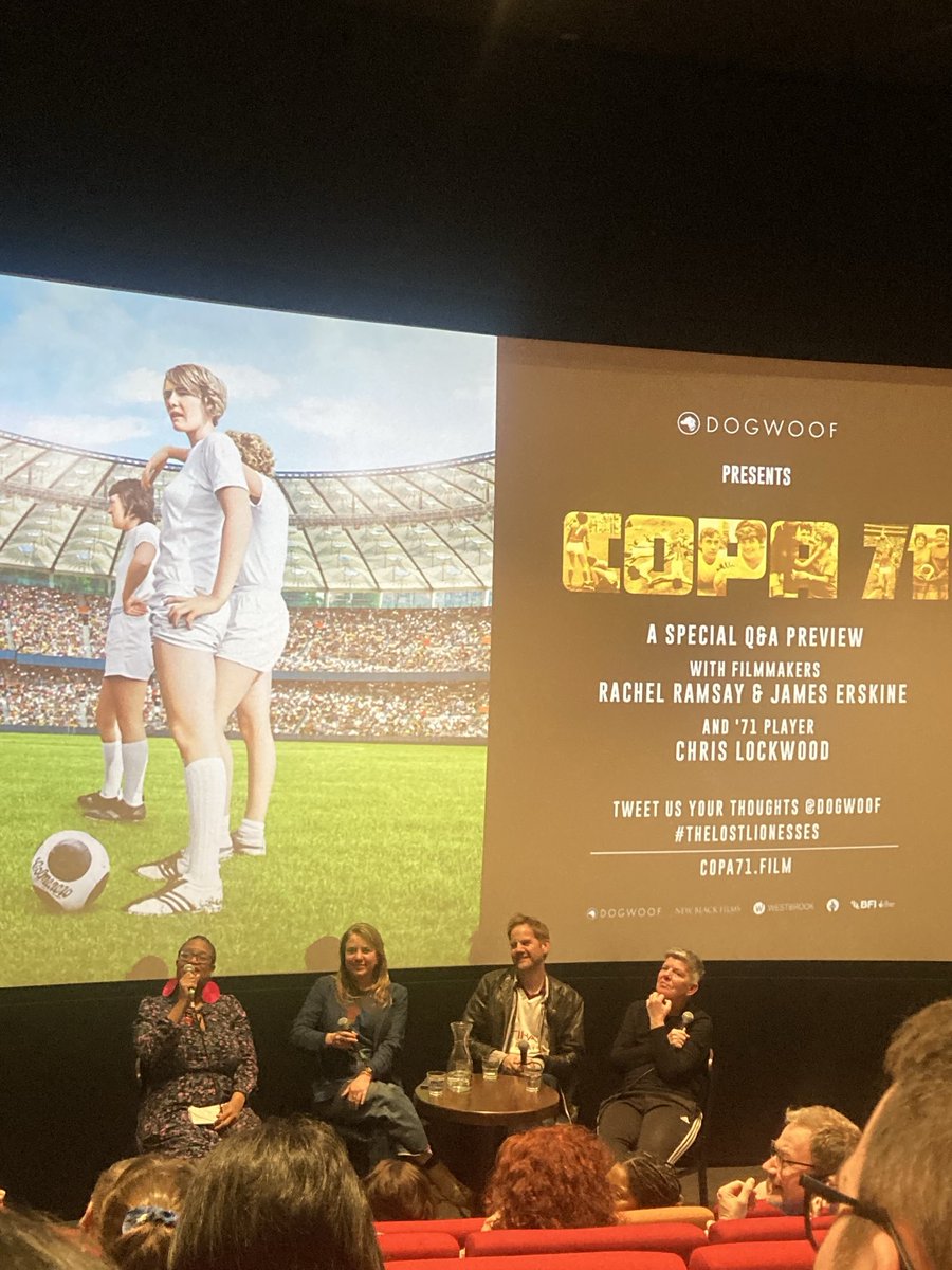 Wonderful film about the Women’s World Cup held in Mexico in 1971, made me laugh and cry #thelostlionesses