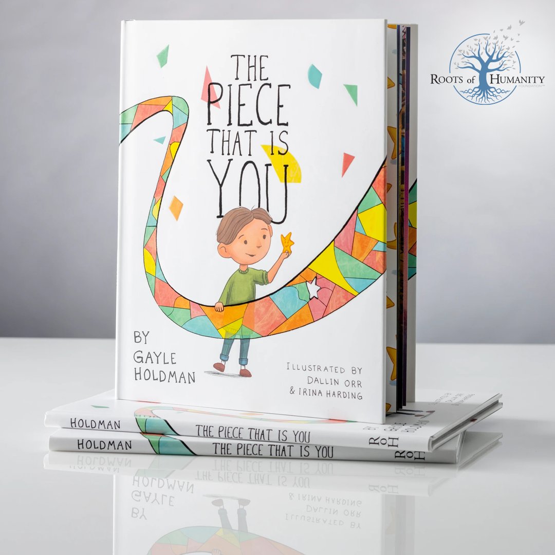 roots_humanity's tweet photo. The Piece that is You book, by Gayle Holdman, was created with the vision of introducing children to education &amp; history, through the power of art &amp; creativity &amp; fascinating stained glass art. Proceeds go to the Roots of Humanity Foundation. Purchase at https://t.co/e804RKv4mp https://t.co/FEbEGIKqki