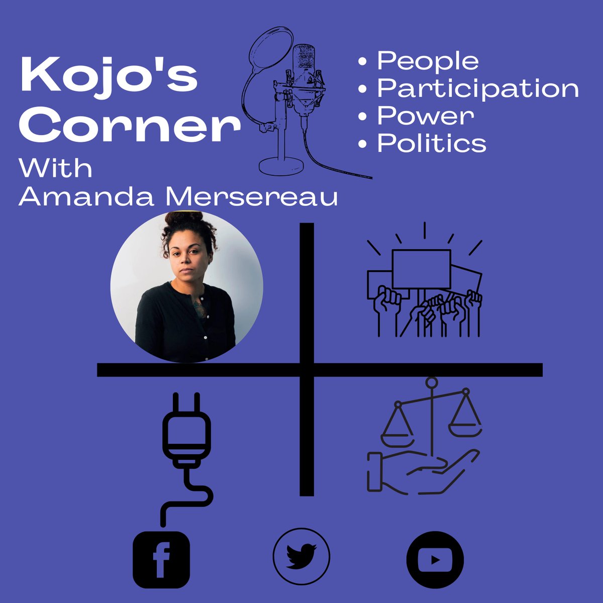 We continue our #BlackHistoryMonth edition of #KojosCorner this Friday, 5 pm to 6 pm. 

We are talking to Amanda Mersereau- Unite Against Hate Director uniteagainsthate.ca/pages/uahabout

#HamOnt #Brantford #IWD2024 #onpoli #EmancipationDay