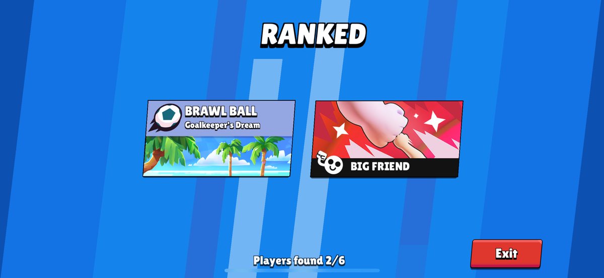 Deshy__'s tweet photo. @BrawlStars can u please fix this bug, I was trying with my friend (2 of us) to play Ranked, and even tho our MMR was super similar (2706 and 2676), we couldn't find any people! It always drops back at 5/6 and we were waiting in there  everytime for like 5 minutes https://t.co/VLCpMzzzG0