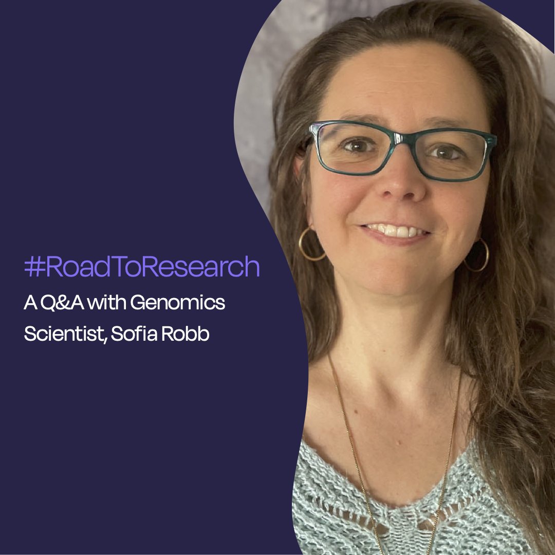 Meet Sofia Robb, #Genomics Scientist, in this #RoadToResearch Q&amp;A! "I want to help #scientists realize that more connections between more species is beneficial to their work, to everyone’s work."

MORE: bit.ly/3P7Hx47