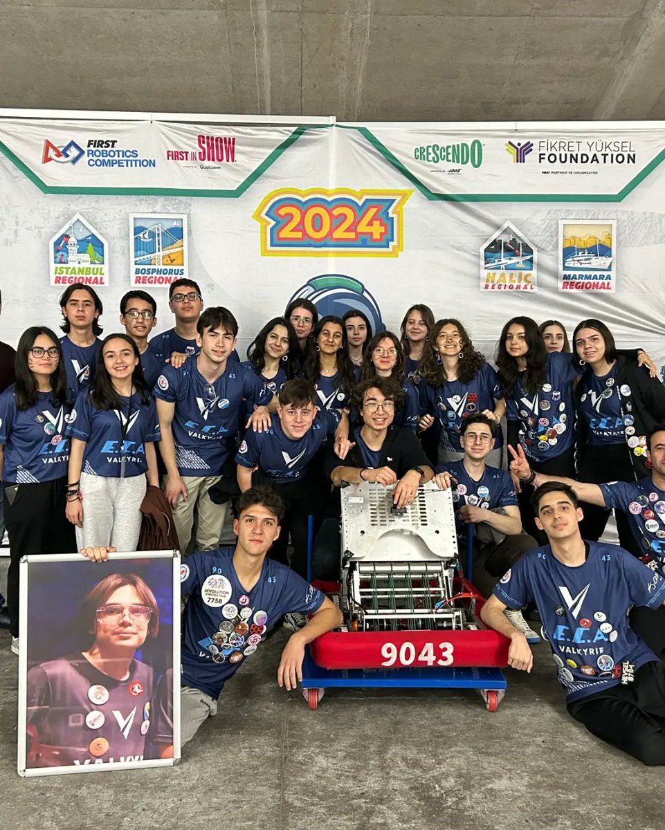 MFL_Resmi's tweet photo. 2024 FIRST®Robotics Yarışması (FRC) kapsamında İstanbul'da bulunan Valkyrie Robot Takımımıza üstün başarılar dileriz. (05.03.3024)
 🇹🇷🇹🇷🇹🇷🇹🇷🚀🚀🚀🚀🤖🤖🤖🤖
We are the Champions!!!
We are the best!!!
#ManisaFenLisesi https://t.co/a7GmEvWqEB