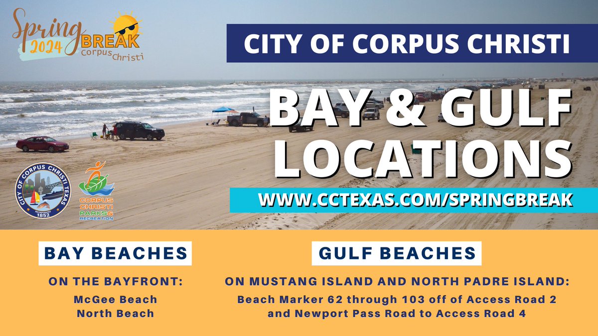 cityofcc's tweet photo. This Spring Break, visit the #GulfCoastCapital and enjoy building sandcastles and taking in our coastal views. 🏖️🌊 Learn more at https://t.co/IE1JgguDG4. 

#CorpusChristi #CCbeaches #SpringBreakCC #GulfCoastCapital #VisitCC https://t.co/MI8YUZ444Q