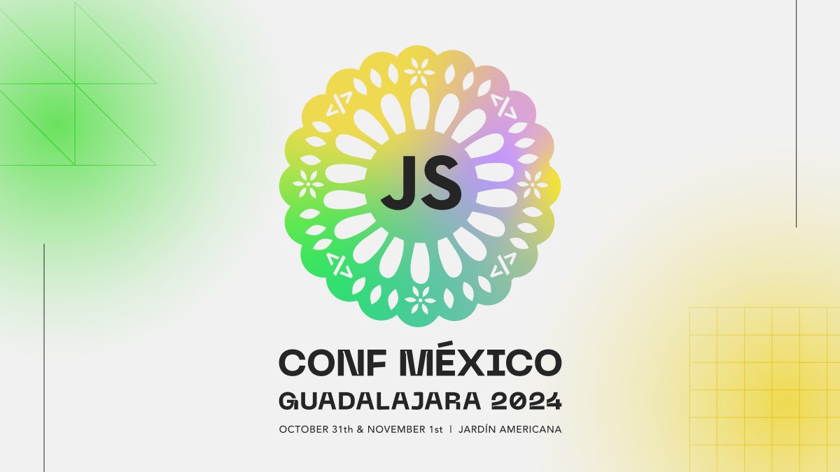 🌟 Exciting News! 🌟 Join us at JSConfMX 2024 in Guadalajara, Mexico, on October 31st and November 1st. 🚀 Early Bird tickets coming soon! Stay tuned for the best JavaScript experience. 🎉 More info here! 👀 jsconf.mx