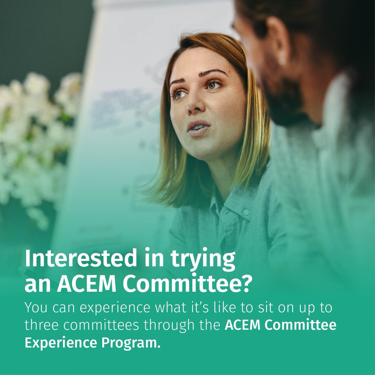 Do you want to shape the future of EM but not sure how to take the next step? You can experience what it's like to sit on up to three committees that interest you, to see which will be the best fit, before applying to be a full time member. Learn more: ace.mn/CEP