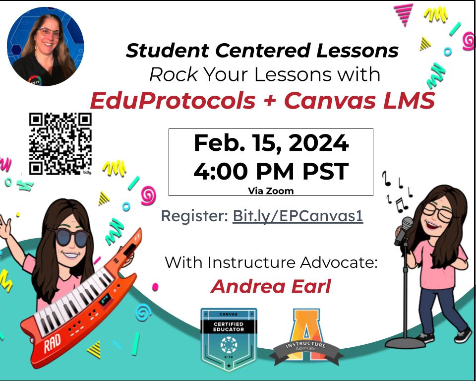 🔥#EduProtocols + #CanvasLMS = a winning combination for teachers and students! Come play and I'll show you how!

🐼 Register bit.ly/EPCanvas1