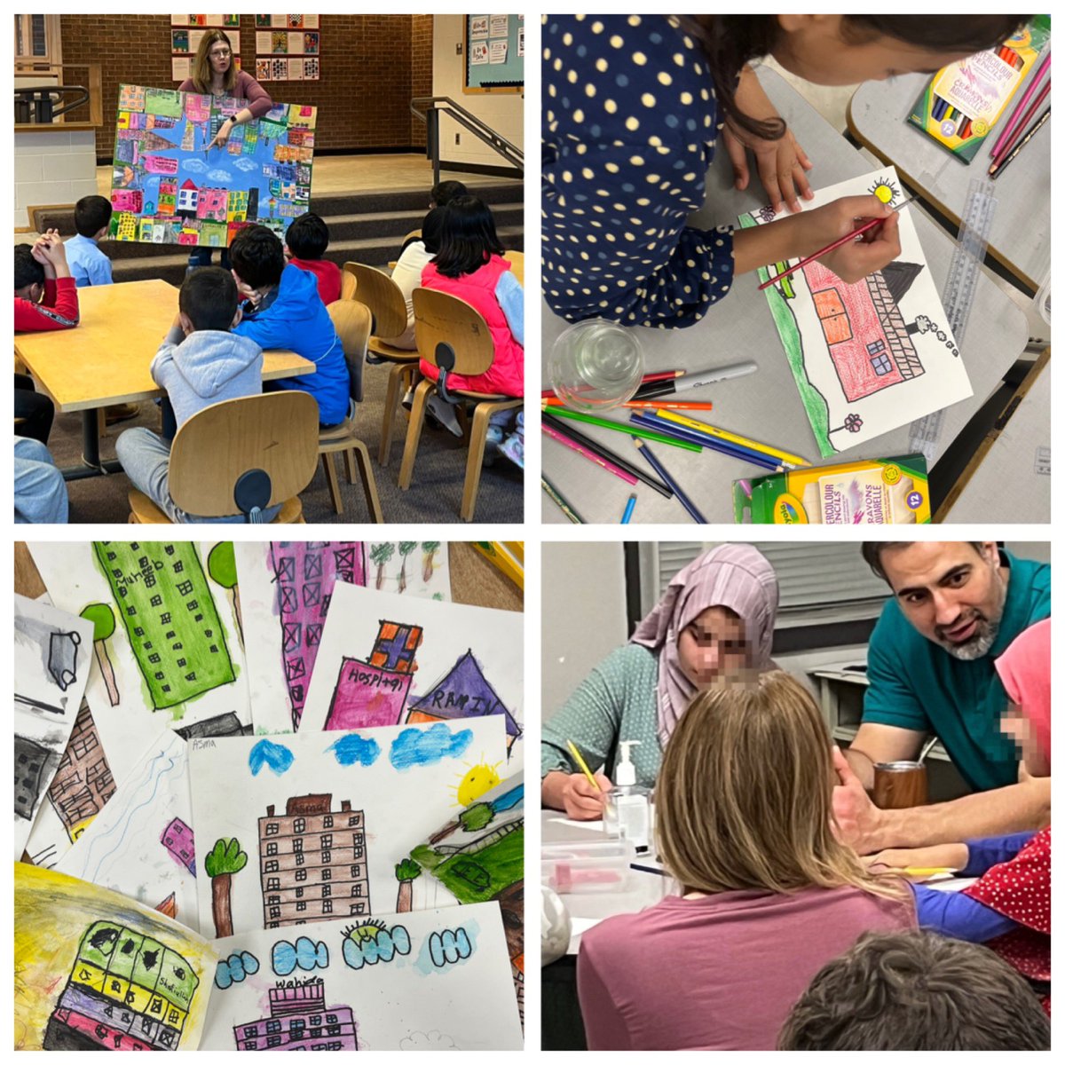 Connecting newcomer students to their school & community, @welcome_tdsb arts-based mentoring program helps Gateway students feel engaged & at ease. The day was filled with creativity & wonder! @tdsb @LN10Alvarez @LC2_TDSB @frajwani @mikkihymus @schan_tdsb @TDSB_CS