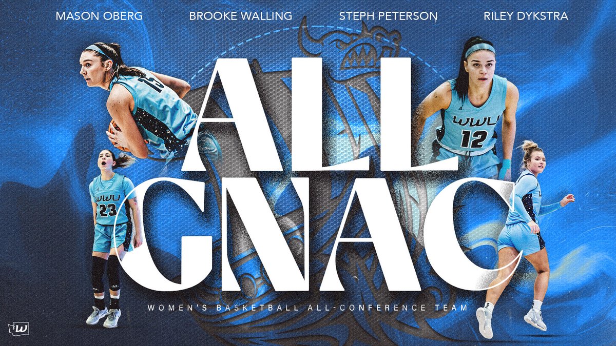 W🏀| Congratulations to Brooke Walling, Mason Oberg, Riley Dykstra and Steph Peterson of <a href="/WWUbasketball/">WWU Women's Basketball</a> for being selected to the GNAC All-Conference Team! Congrats you four! GO VIKS!🤘