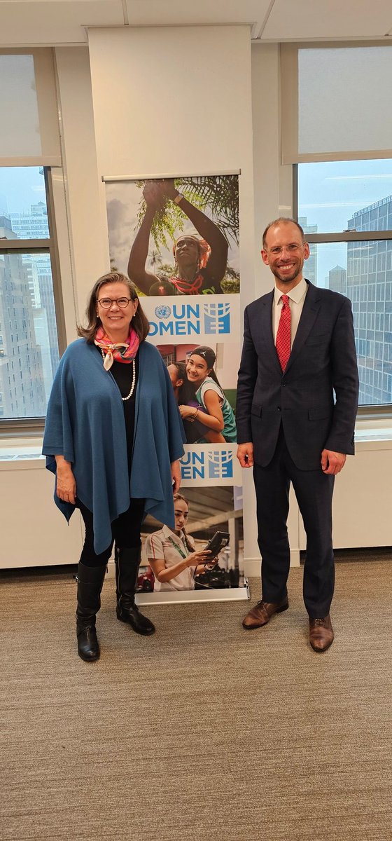 Building partnerships within the #UN system is crucial for tackling shared challenges.🌍 Exchanged perspectives with Kirsi Madi, @unwomen's Deputy Executive Director, on preventing sexual harassment in the UN system & promoting women's economic empowerment with IP. #GlobalGoals