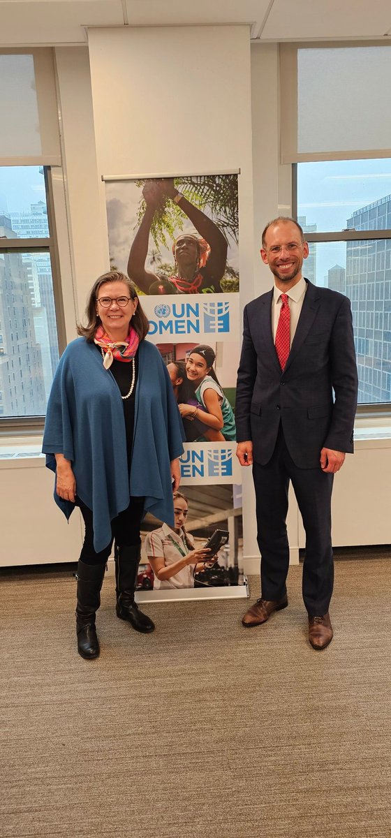Building partnerships within the #UN system is crucial for tackling shared challenges.🌍

Exchanged perspectives with Kirsi Madi, @unwomen's Deputy Executive Director, on preventing sexual harassment in the UN system &amp; promoting women's economic empowerment with IP.

#GlobalGoals