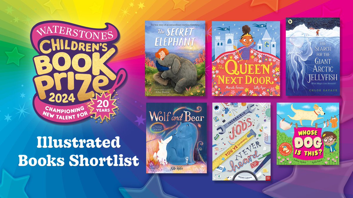 Only a few weeks to go before we announce the winners of this year's Waterstones Children's Book Prize! While we're waiting, let us tell you a bit more about the shortlisted titles! This week, it's all about the Illustrated Books! We'll be adding to this thread all week 👇👇