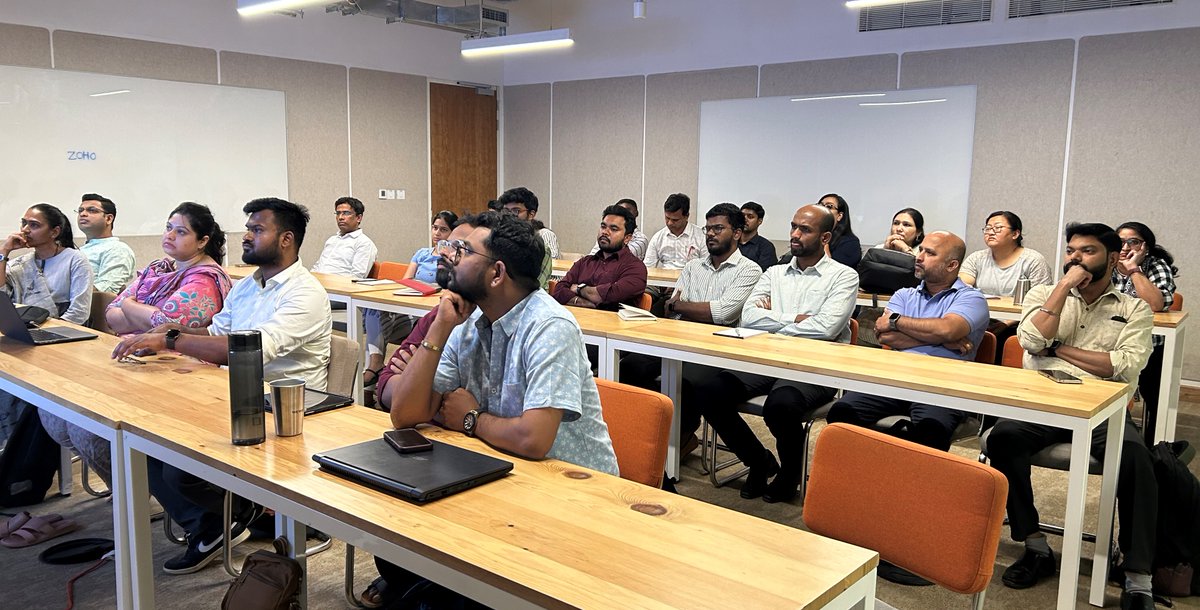 ZohoProjects's tweet image. Our team had a fantastic time connecting with our community in Hyderabad and Delhi today! We are excited for the upcoming meetups in Pune and Kolkata. Ready for more memorable moments! zurl.co/y6zc
#zohocommunity #zohoprojects
