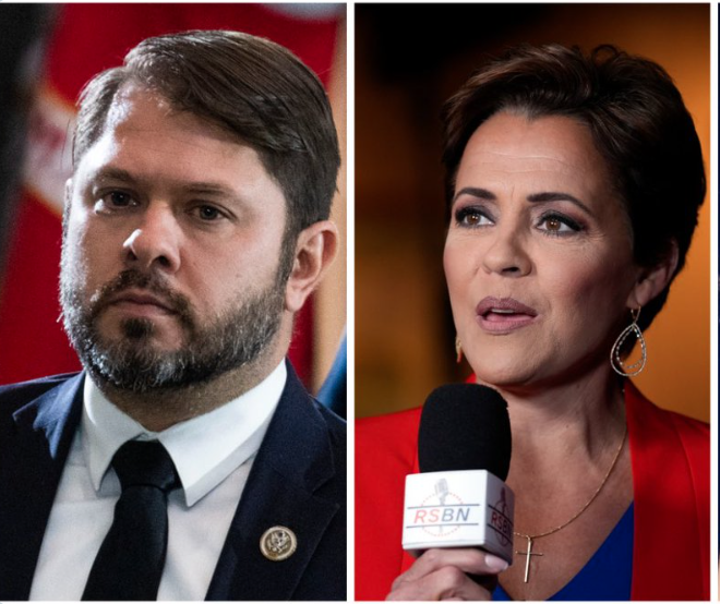 Now that Sinema has dropped out, the #AZSenate race will be between a marxist democrat that ditched his pregnant wife at nine months and wants an open border (@RubenGallego) and an America First grassroots Conservative (@KariLake)