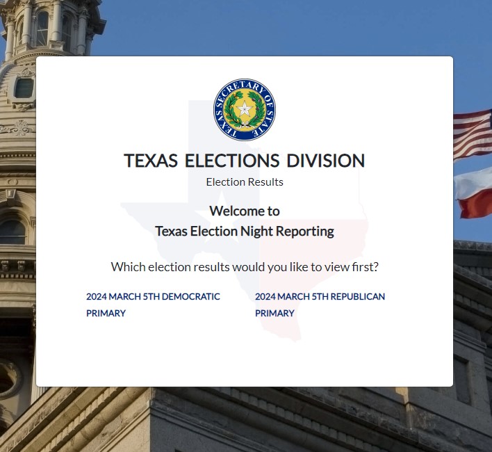 Looking for statewide Election Night results? You'll find them here results.texas-election.com/landing-page.