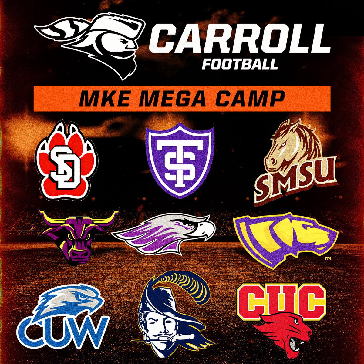 Carroll U Football tweet media
