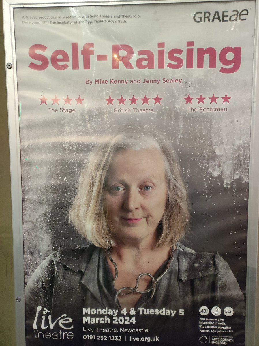 Tracey Sinclair (@thriftygal) on Twitter photo Very much enjoyed Self-Raising, a story of family and secrets <a href="/LiveTheatre/">Live Theatre</a> which also showed how embedding accessibility into a piece enhances, rather than detracts from, a production. Also made me want to reread The Flour Babies! Very much enjoyed Self-Raising, a story of family and secrets <a href="/LiveTheatre/">Live Theatre</a> which also showed how embedding accessibility into a piece enhances, rather than detracts from, a production. Also made me want to reread The Flour Babies!