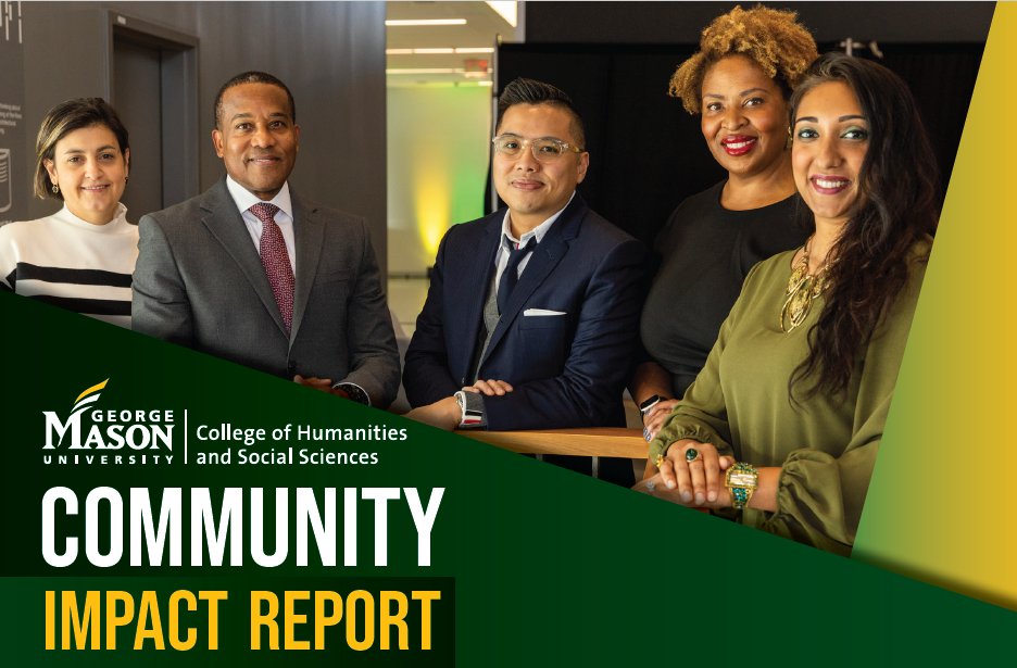 Our Community Impact Report highlights CHSS' extensive community impact, as exemplified by our students, faculty, staff and alumni, who are making outstanding contributions across industries and communities. 🔗 Read the full Community Impact Report: chss.gmu.edu/who-we-are/com…