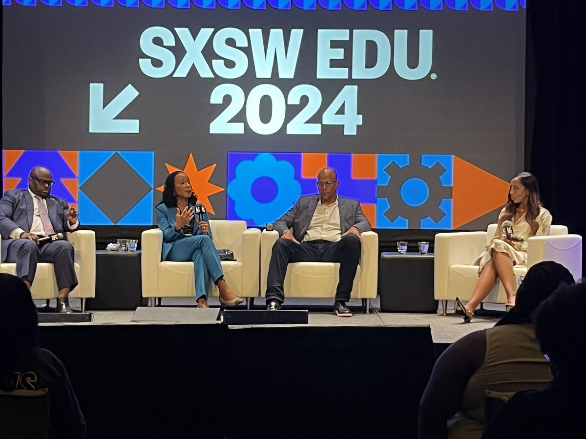 Growing trend for #HBCUs: More applicants are making them their top choice, says @SpelmanCollege President Helene Gayle. Students are saying “I have choices but I absolutely want to go to this school. I will be valued.” #sxswedu