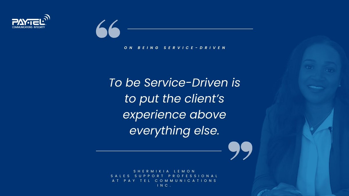 PayTelComm's tweet image. At Pay Tel, we&apos;re deeply committed to putting the client&apos;s experience at the forefront of everything we do. Every interaction is a chance to make a positive impact. Your satisfaction is our priority!
#PeopleFocused #ClientExperience #ServiceDriven