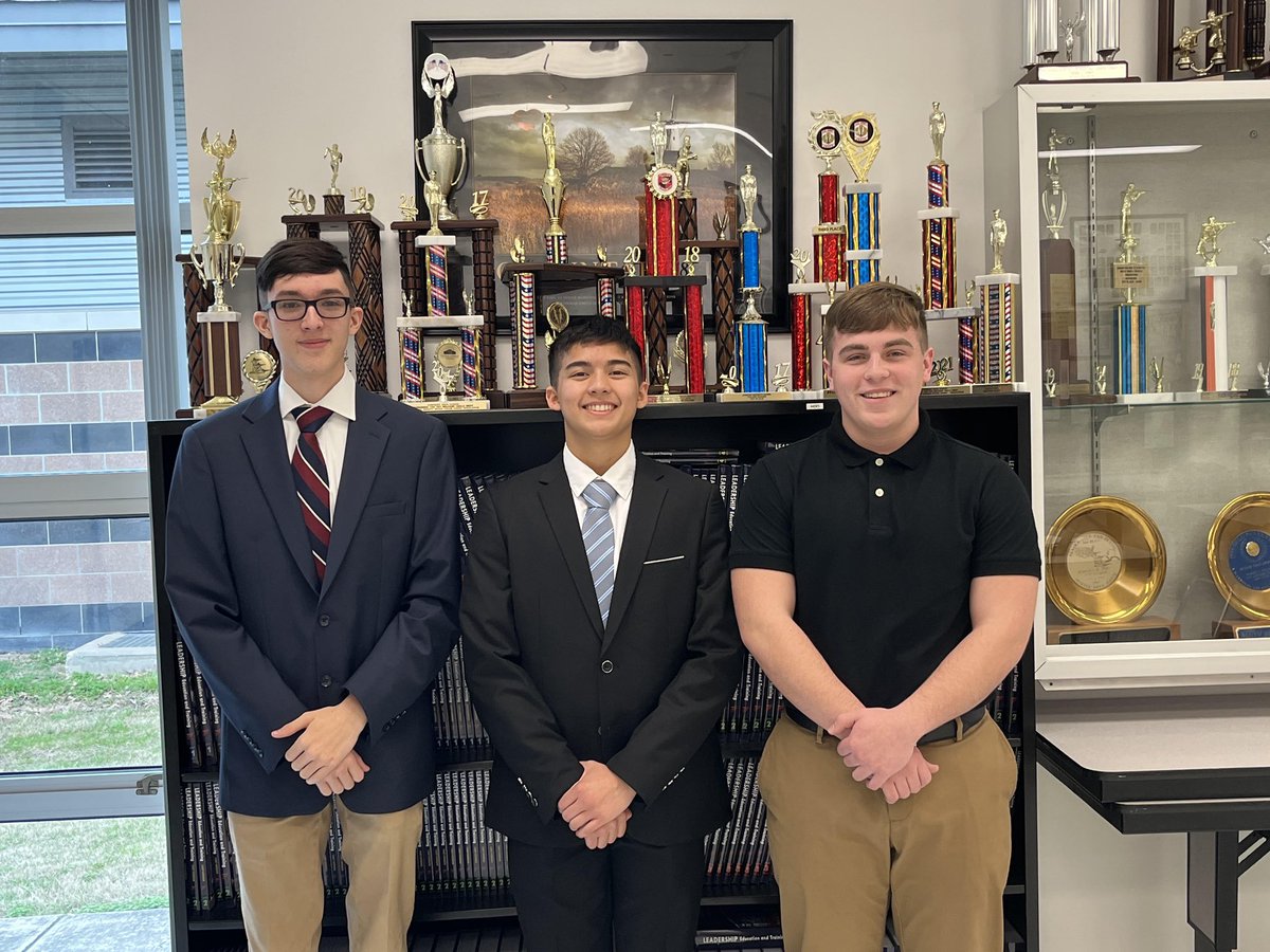 Congratulations to Ethan Paul, Jason Longinos and Bryson Stark for selection to participate in the 2024 Texas Boys State at the State Capitol in Austin. This is a great opportunity!