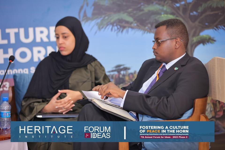 Had the opportunity to represent @SOMALIAYOUTHHUB and to speak @HIPSINSTITUTE on the centrality of inclusion of women and youth in conciliation, peacebuilding processes and economic development. It suggests youth-initiated mechanism for social cohesion and conciliation. #heritage