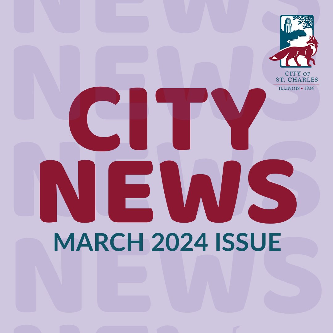 March City of #StCharlesIL News is out with info on St. Patrick's Parade & events, free yard waste collection in March & 2024 Brush Collection Schedule, Dam Task Force update, summer jobs for students, and more mailchi.mp/stcharlesil/ma… Subscribe stcharlesil.gov/newsletter/sub…