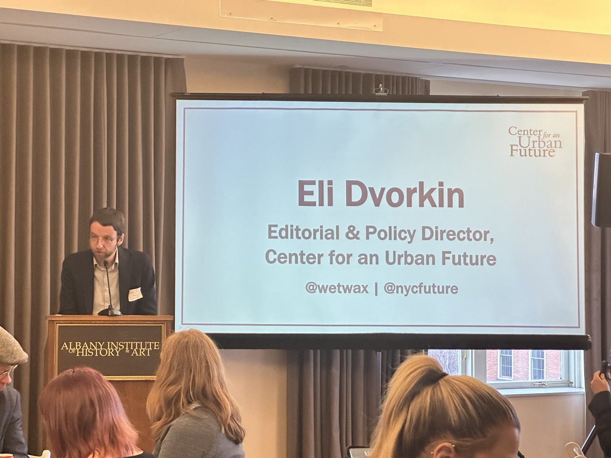 Our policy and editorial director @wetwax kicks off our policy forum on revitalizing upstate New York by strengthening the arts and culture sector. Watch here: app.livestorm.co/center-for-an-…