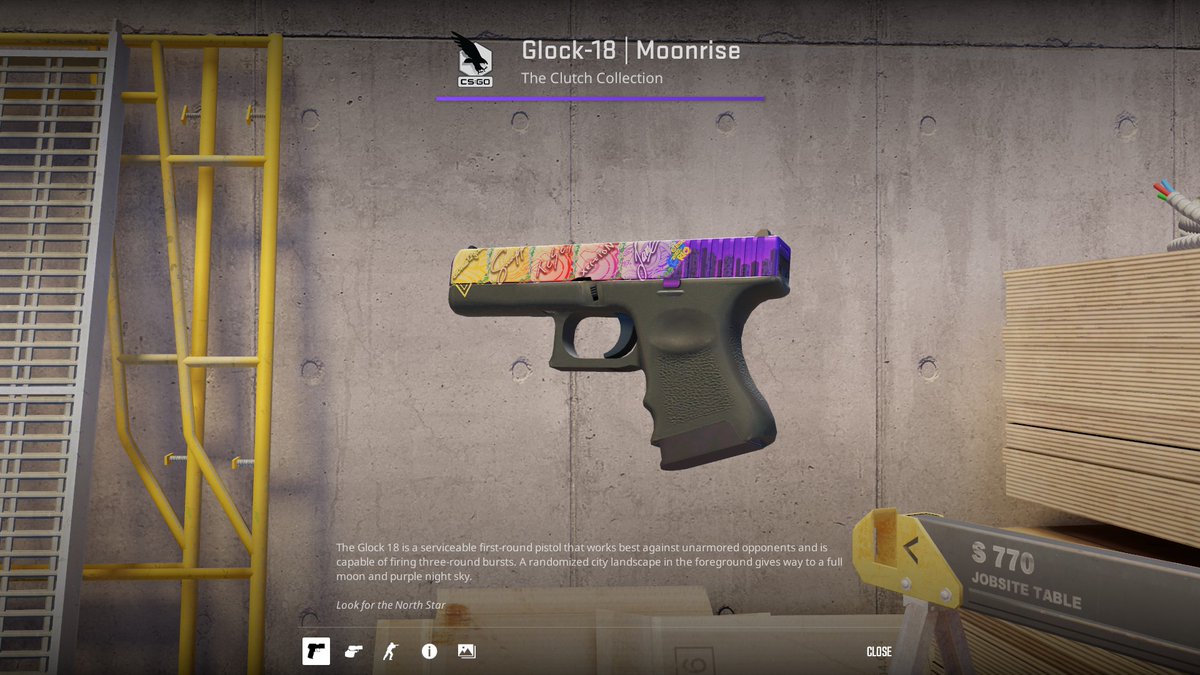 WearstoreCSGO's tweet photo. ¿Que opinan de esta glock Fade?
La compre en $1k usd, bastante bien.😌 https://t.co/ydQHYj9GP3