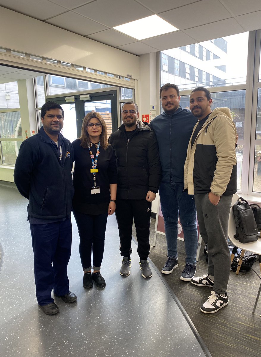 Today <a href="/BhnftHWB_EDI/">BHNFTInclusion & Wellbeing</a> met our new fantastic international colleagues <a href="/barnshospital/">Barnsley Hospital</a> <a href="/IrfanAhmad2195/">Irfan Ahmad</a> They are full of passion and motivation. welcome to Barnsley.