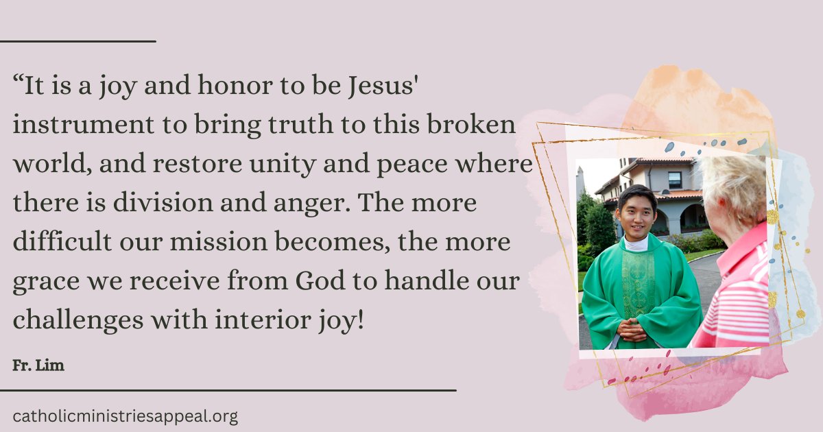 RVCDioceseCMA's tweet image. Your CMA gift supports the education of our spiritual leaders, changing the lives of those called to serve, and changing the lives of those with whom these leaders will share and strengthen our Catholic faith.
catholicministriesappeal.org
#CatholicFaith #CatholicLife #DRVC