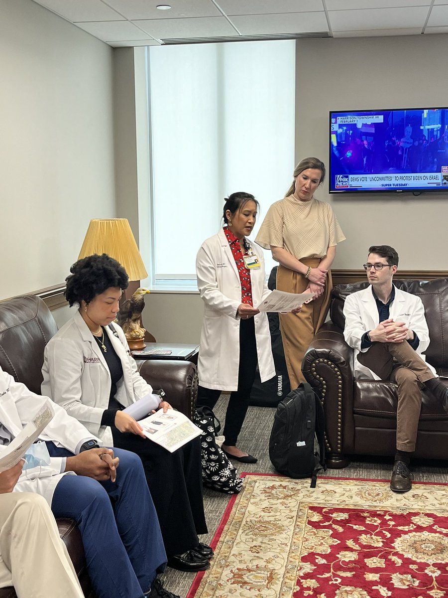 Our Day on the Hill is off to a great start! First up: a meeting with Senate Health &amp; Welfare Chairman Rusty Crowe. We talked about the importance of sight and patient care. #advocacy